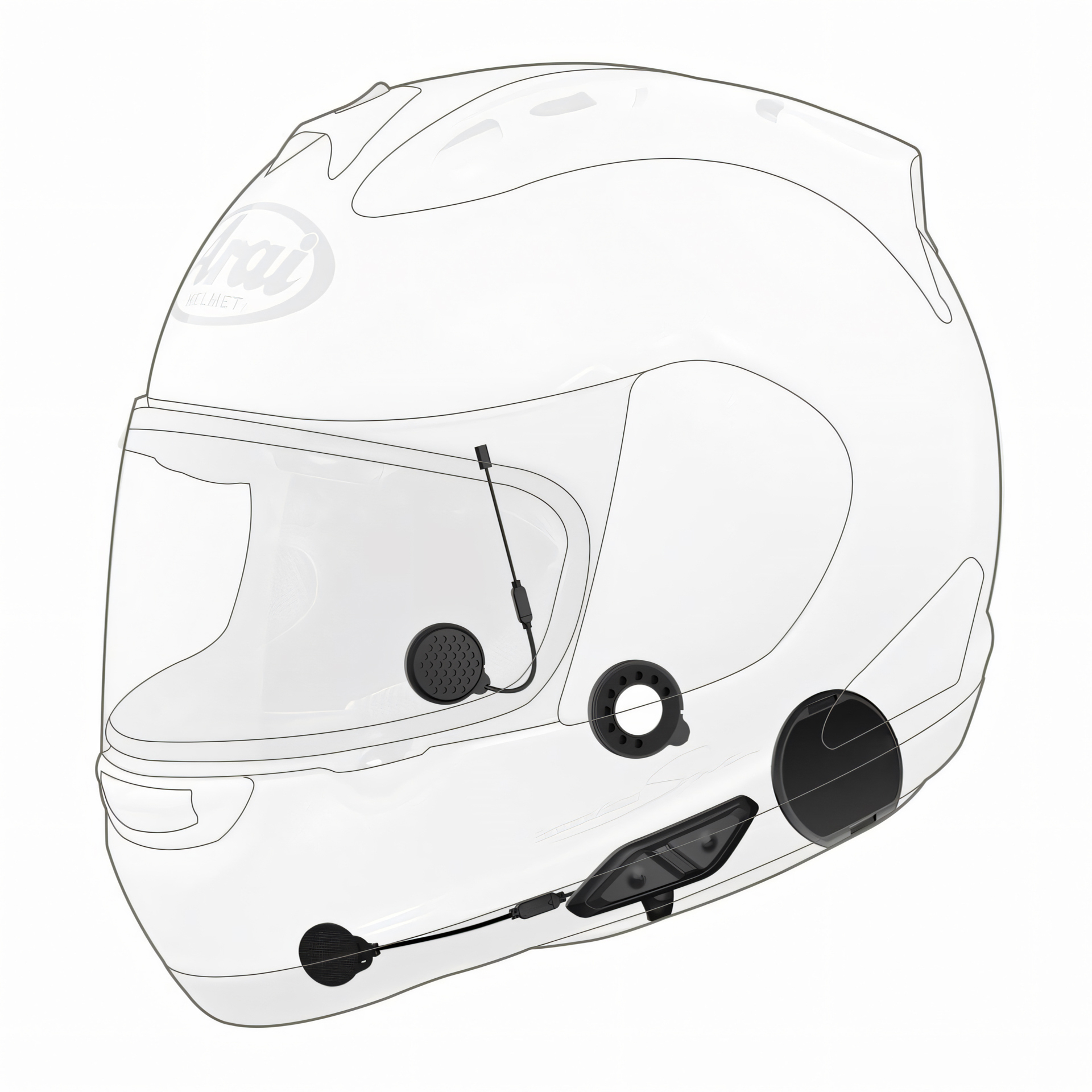 Intercomunicador 10U Arai Integral