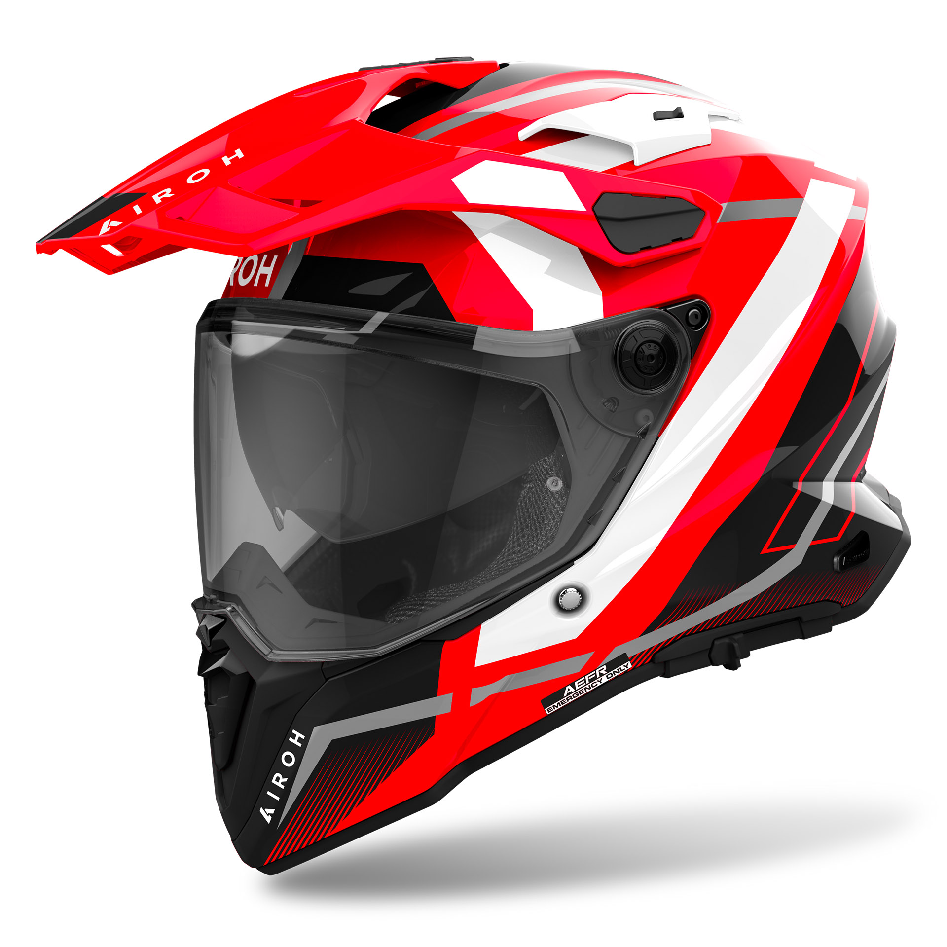 Capacete COMMANDER 2 MAVICK Vermelho Gloss AIROH