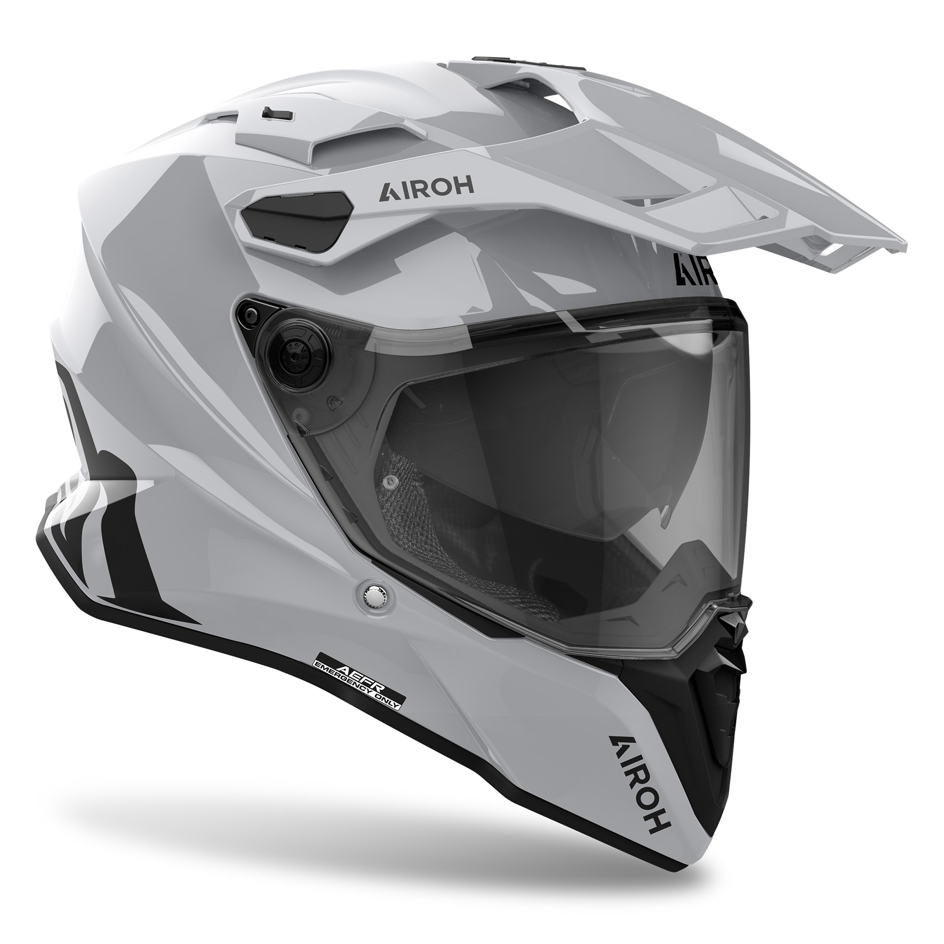 Capacete COMMANDER 2 COLOR CEMENT Cinza AIROH