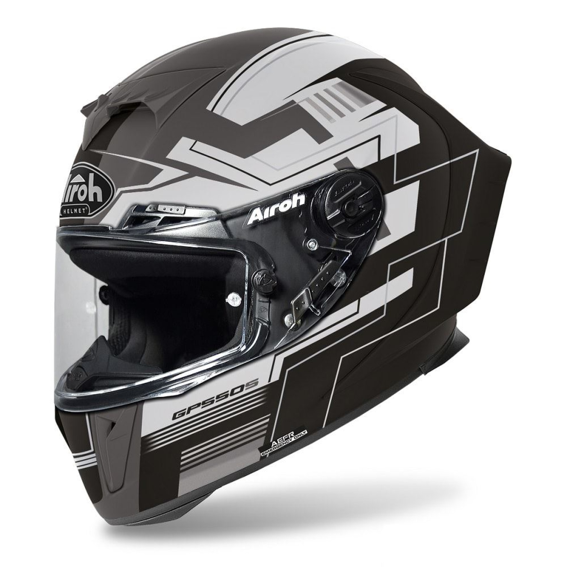 Capacete GP550 S CHALLENGE Preto Matt AIROH