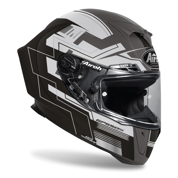 Capacete GP550 S CHALLENGE Preto Matt AIROH