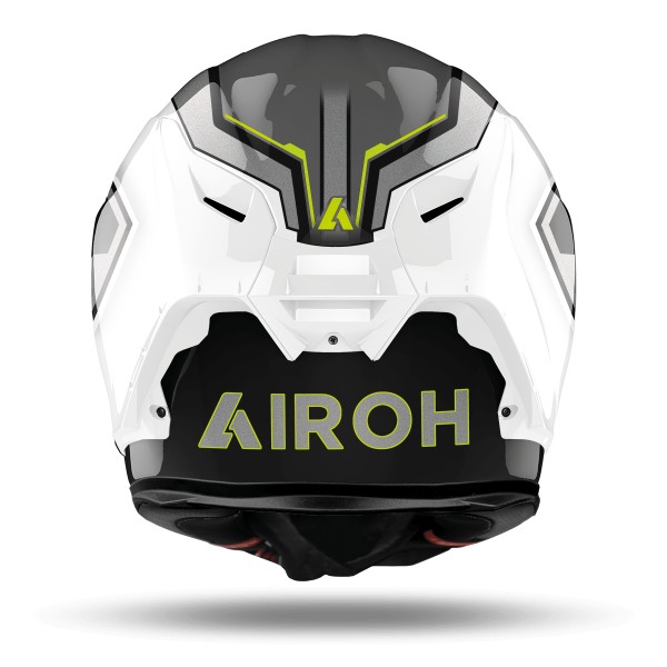 Capacete GP550 S RUSH Branco/Amarelo AIROH