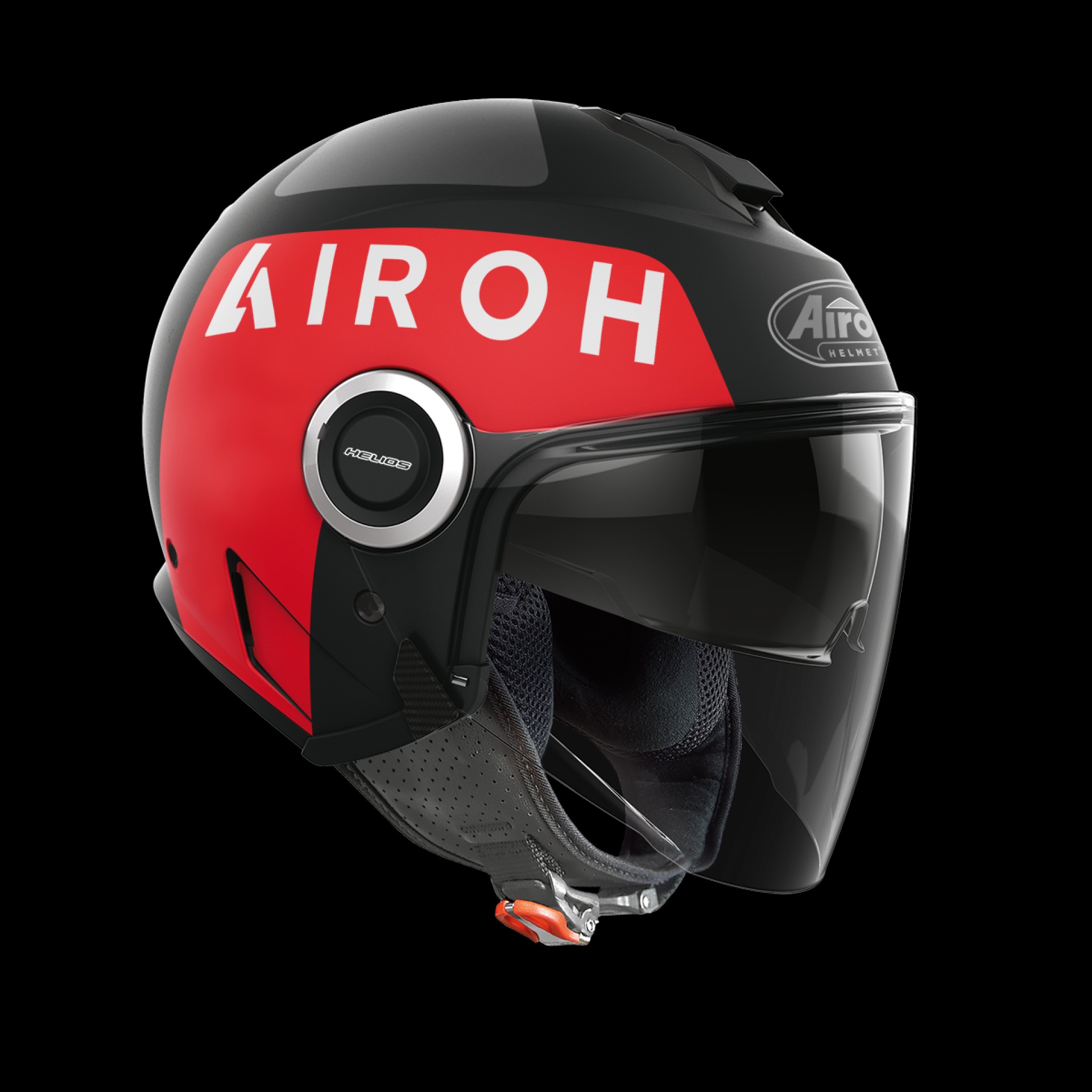 Capacete HELIOS UP Preto Matt AIROH