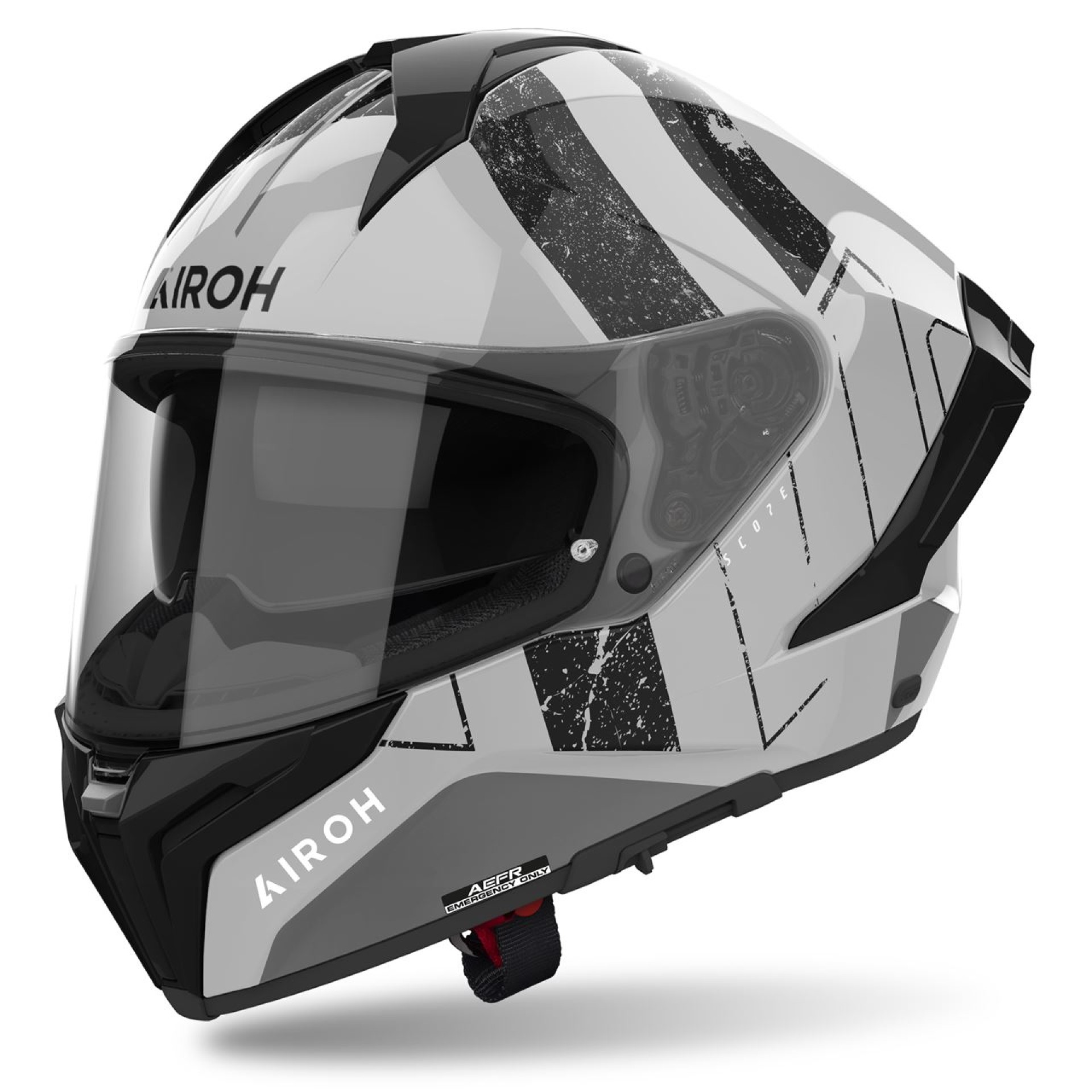Capacete MATRYX SCOPE Cinza Light Gloss AIROH