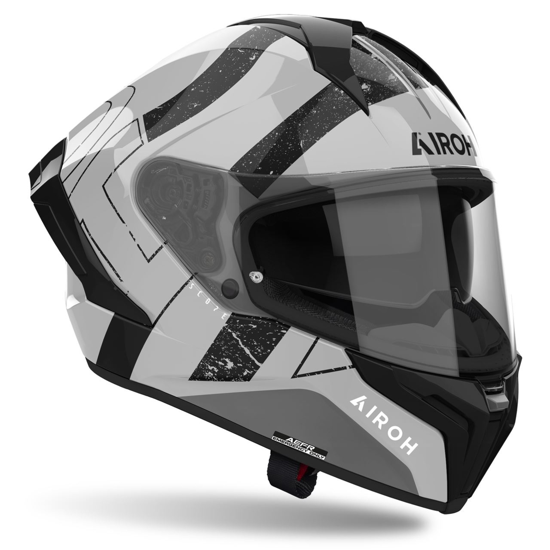 Capacete MATRYX SCOPE Cinza Light Gloss AIROH