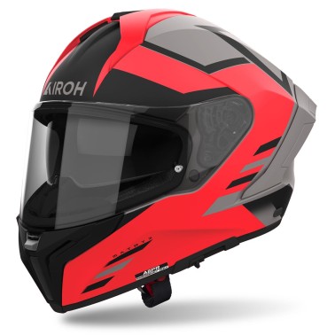 Capacete MATRYX THRON Laranja Matt AIROH