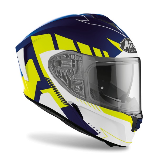 Capacete SPARK RISE Azul/Amarelo AIROH