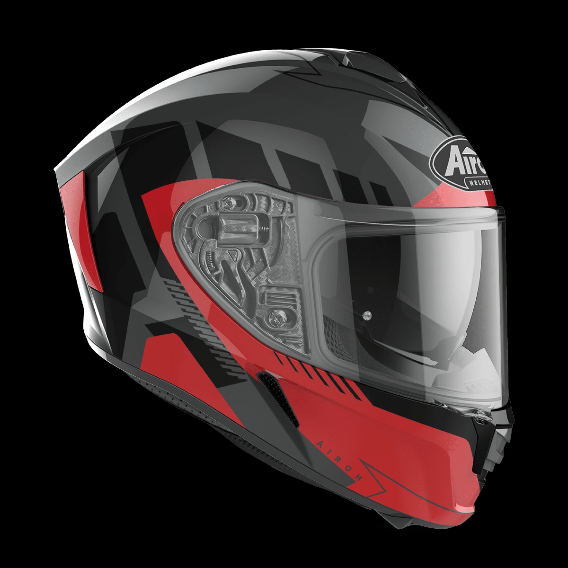 Capacete SPARK RISE Vermelho Gloss AIROH