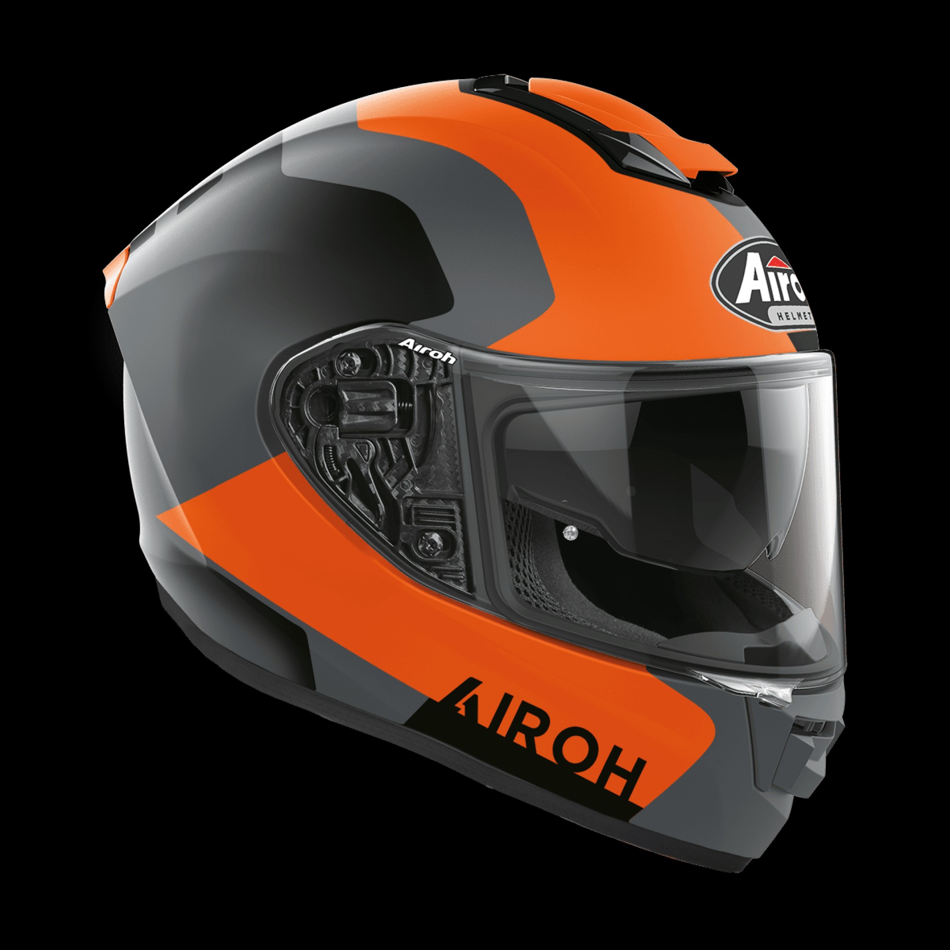 Capacete ST501 DOCK Laranja Matt AIROH