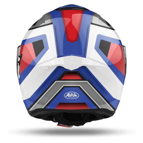Capacete ST501 SQUARE Azul/Vermelho AIROH