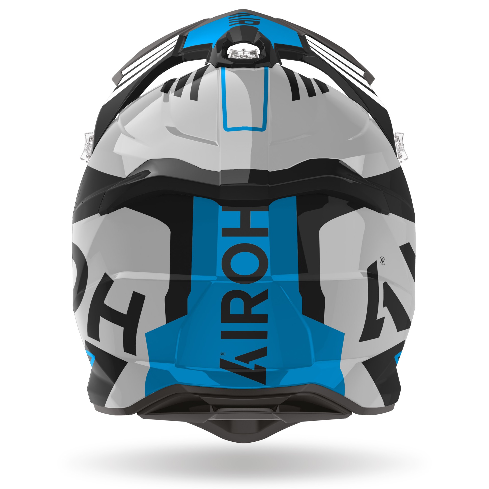 Capacete STRIKER BRAVE Azul/Cinza AIROH 2023