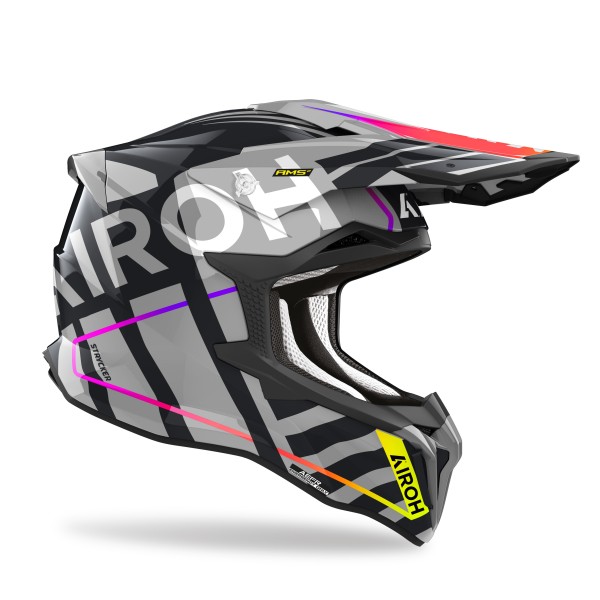 Capacete STRIKER BRAVE Cinza Gloss AIROH 2023