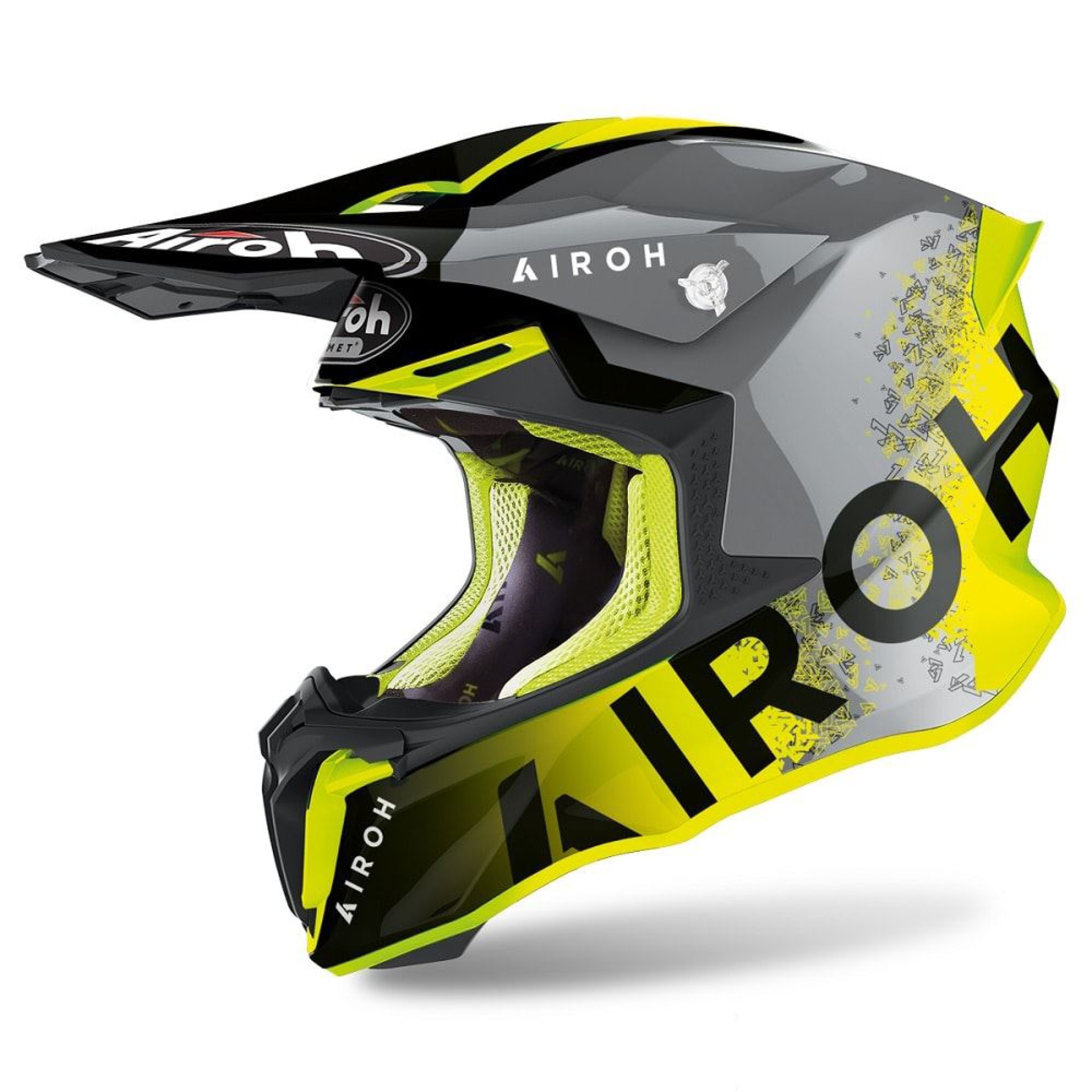 Capacete TWIST 2.0 BIT Amarelo Gloss AIROH
