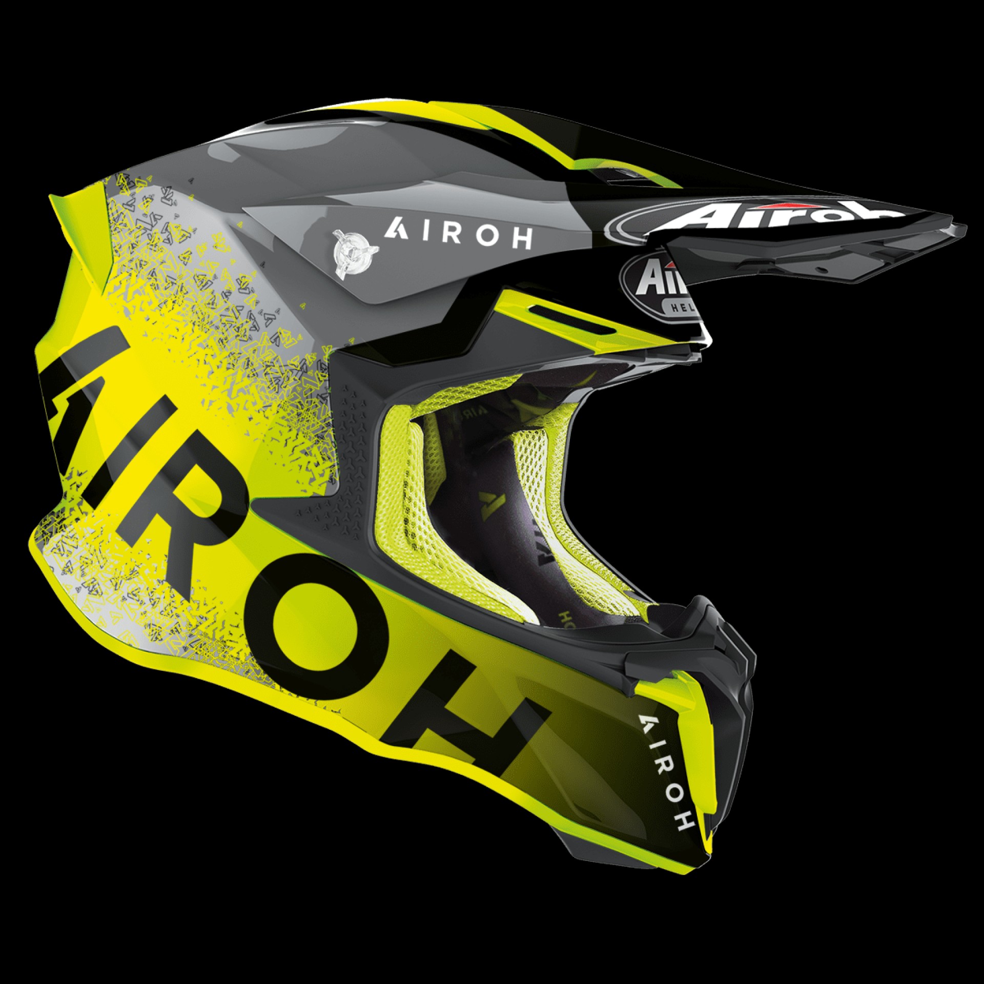 Capacete TWIST 2.0 BIT Amarelo Gloss AIROH