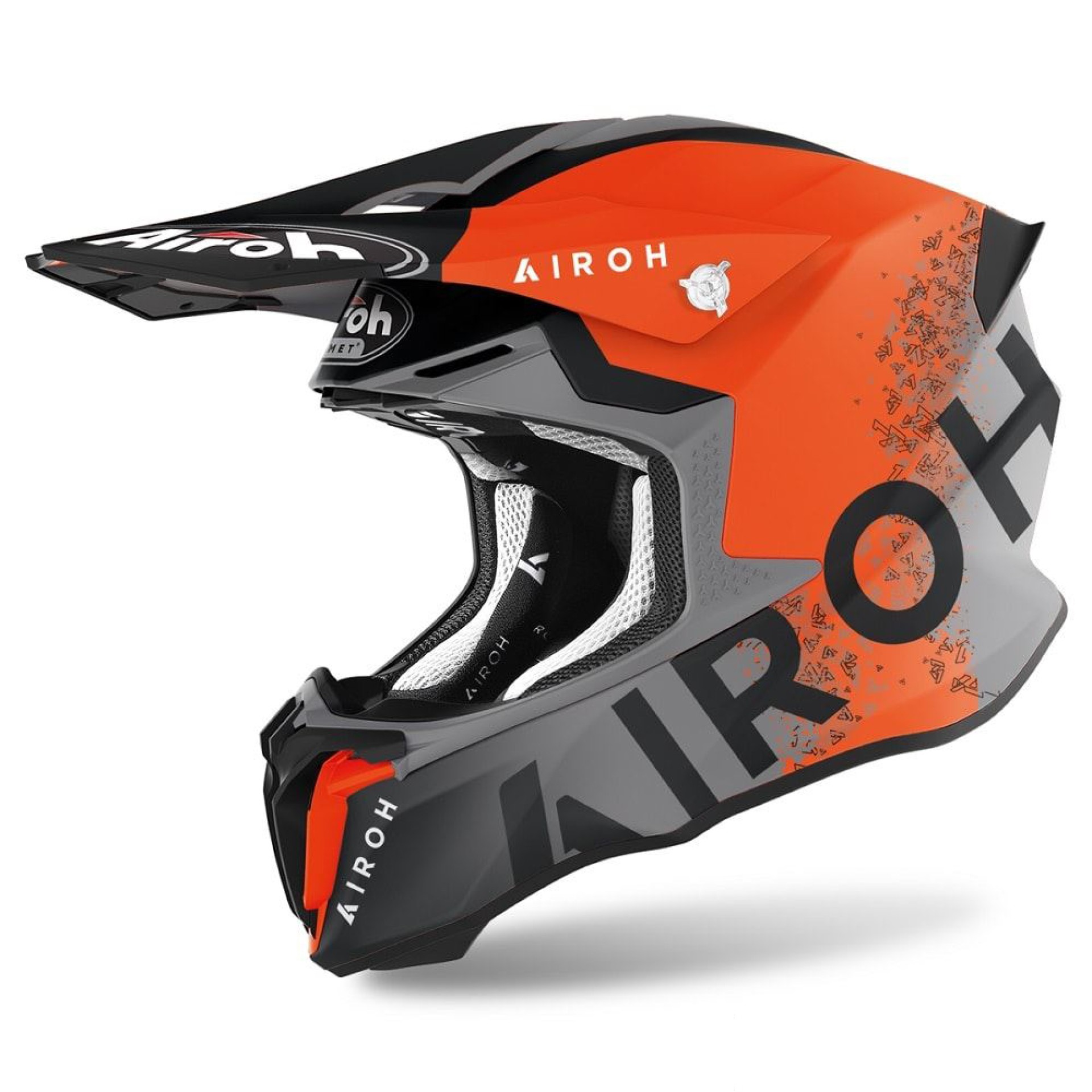 Capacete TWIST 2.0 BIT Laranja Matt AIROH