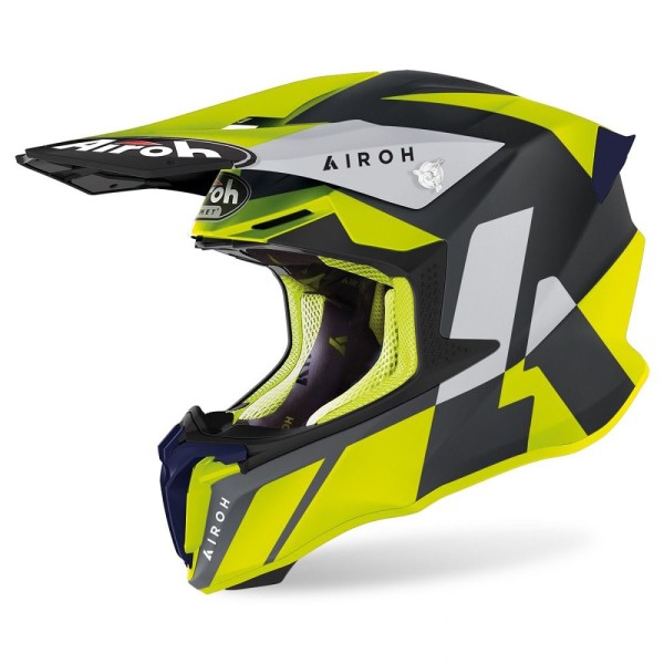 Capacete TWIST 2.0 LIFT Amarelo/Azul Matt AIROH
