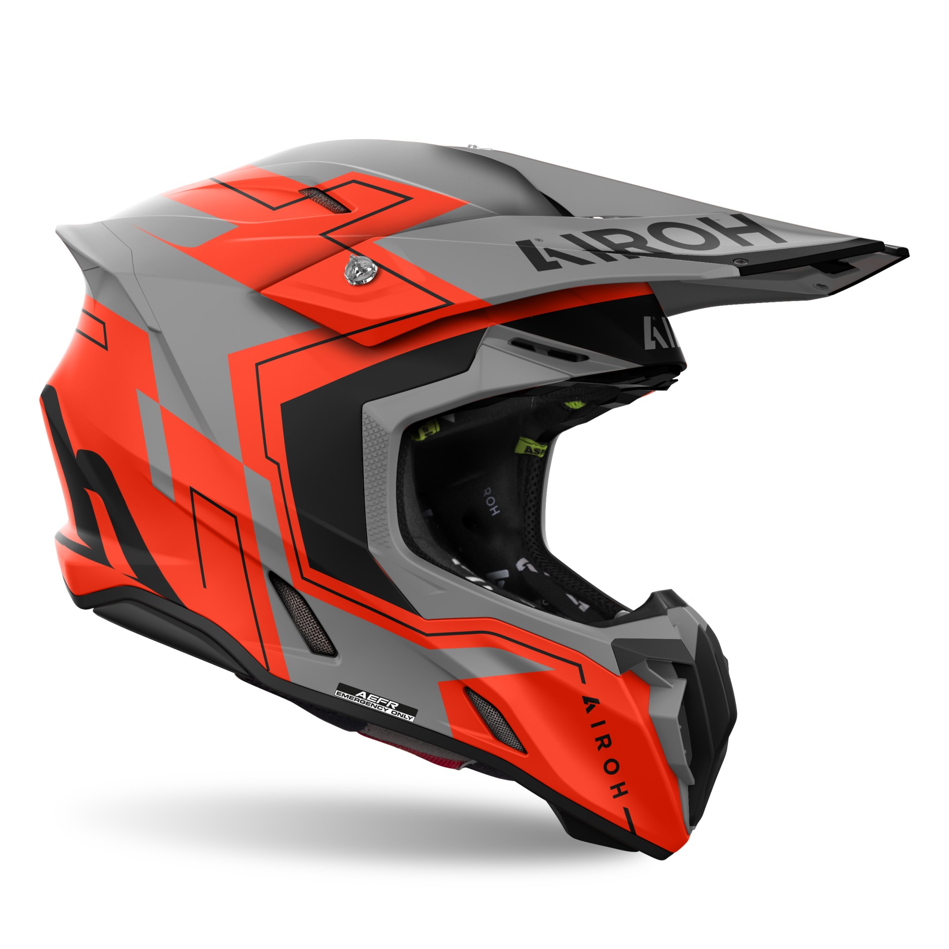 Capacete AIROH TWIST 3 DIZZY Laranja Fluo Mate