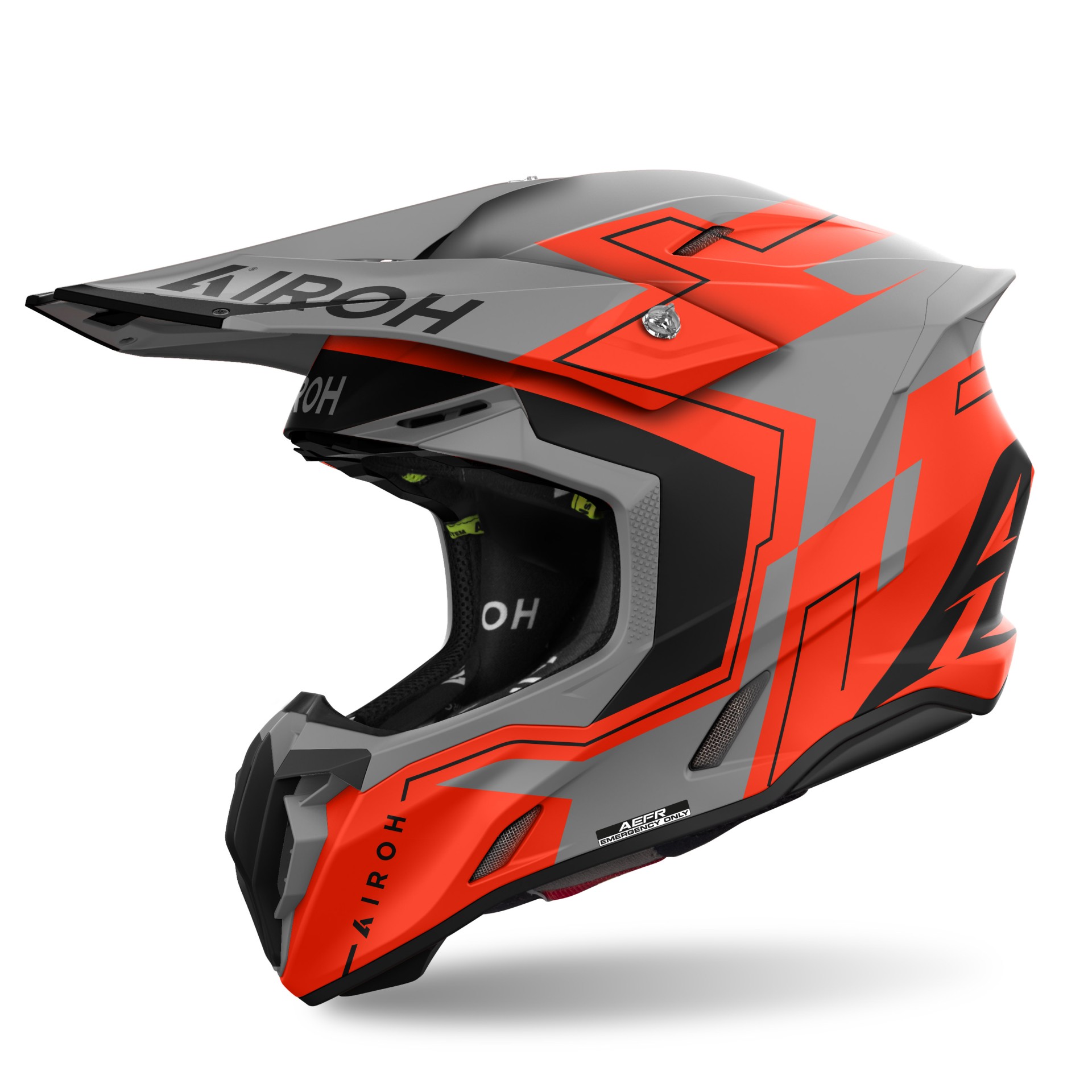 Capacete AIROH TWIST 3 DIZZY Laranja Fluo Mate