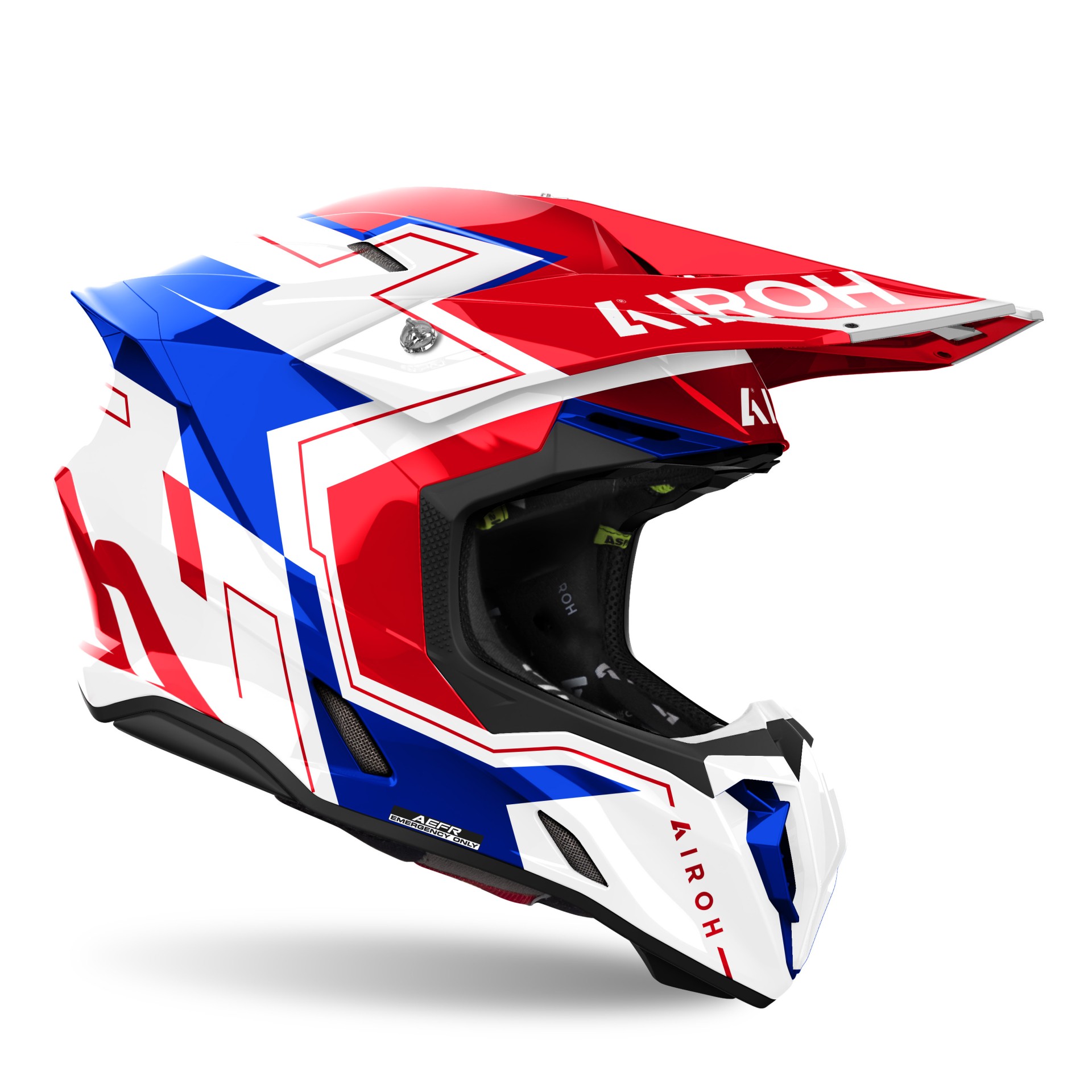 Capacete TWIST 3 DIZZY Azul/Vermelho Gloss AIROH