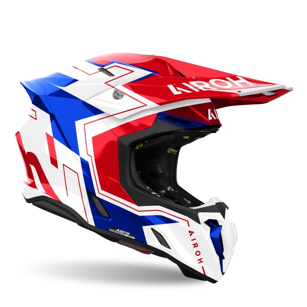 Capacete TWIST 3 DIZZY Azul/Vermelho Gloss AIROH