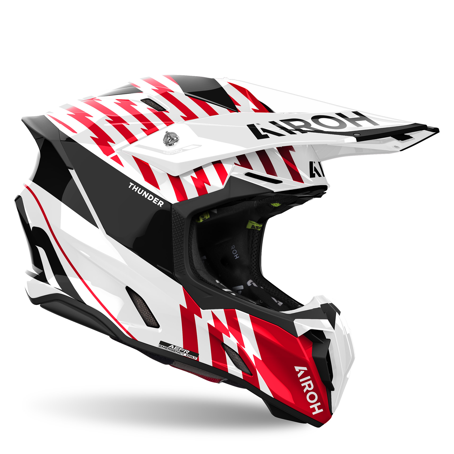 Capacete TWIST 3 THUNDER Vermelho Gloss AIROH