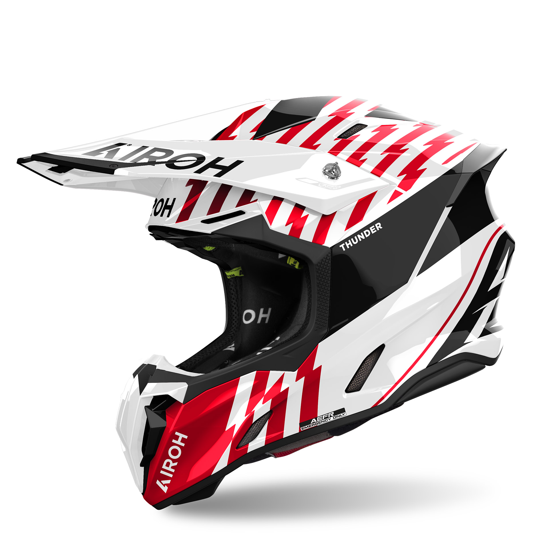 Capacete TWIST 3 THUNDER Vermelho Gloss AIROH