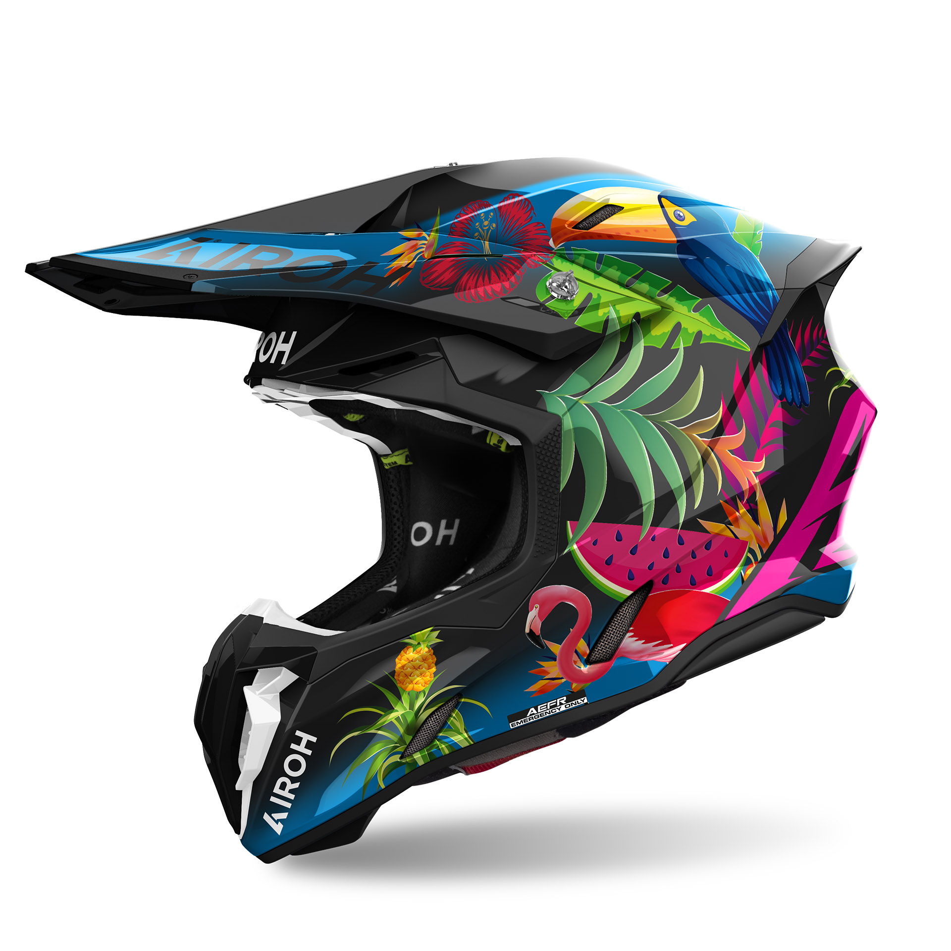 Capacete TWIST 3 AMAZONIA Gloss AIROH