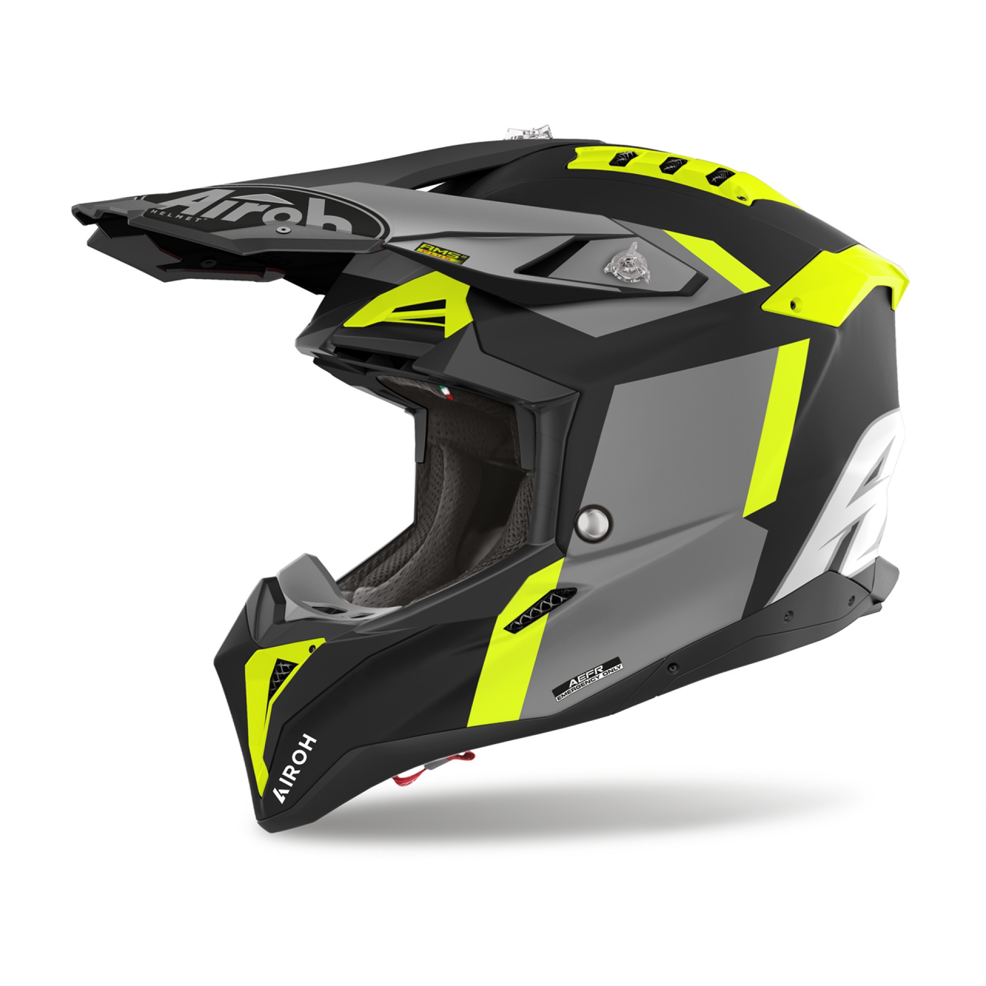 Capacete AVIATOR 3 GLORY Amarelo Matt 2023 AIROH
