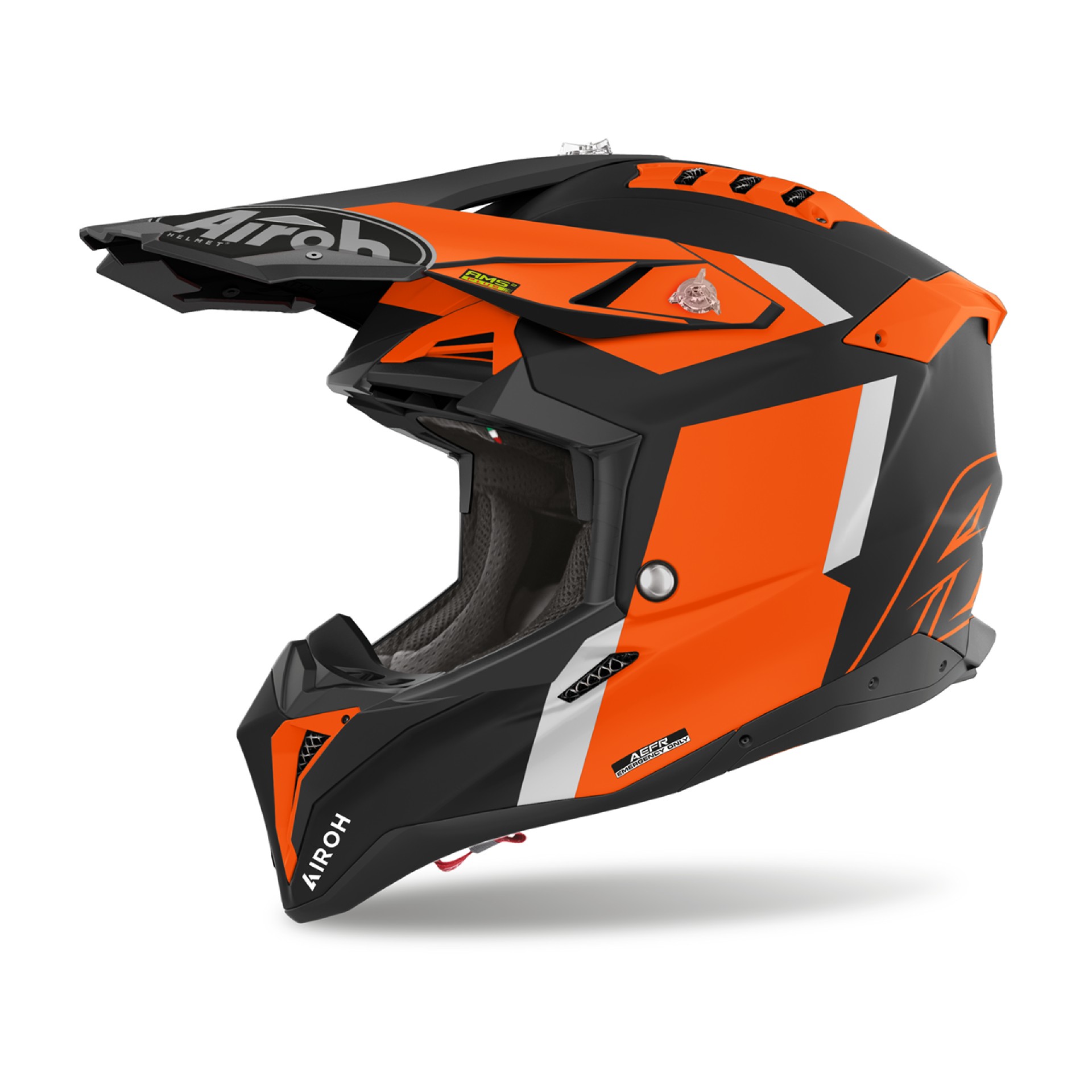 Capacete AVIATOR 3 GLORY Laranja Matt 2023 AIROH
