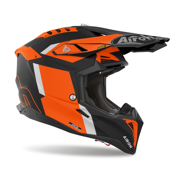 Capacete AVIATOR 3 GLORY Laranja Matt 2023 AIROH