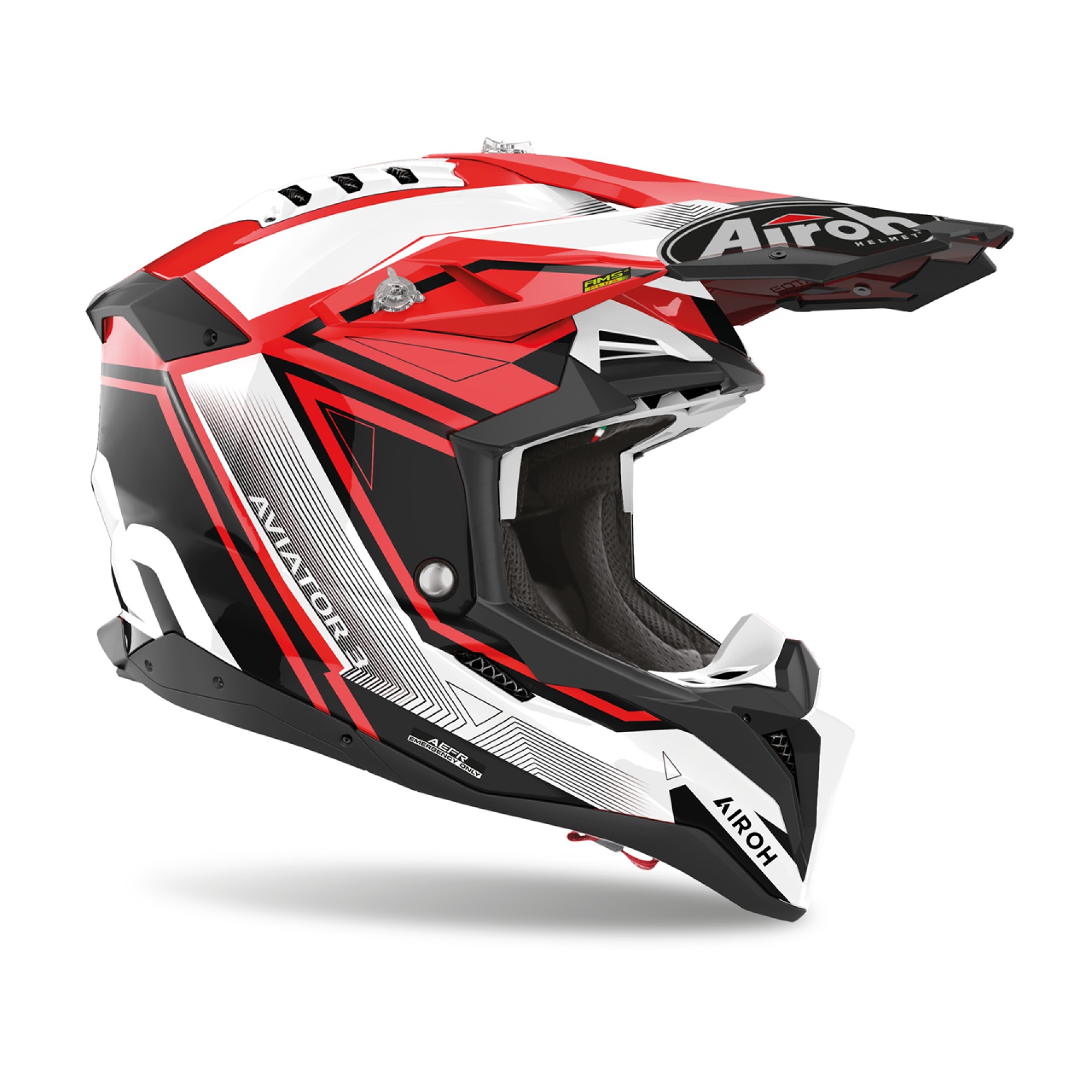 Capacete AVIATOR 3 LEAGUE Vermelho 2023 AIROH