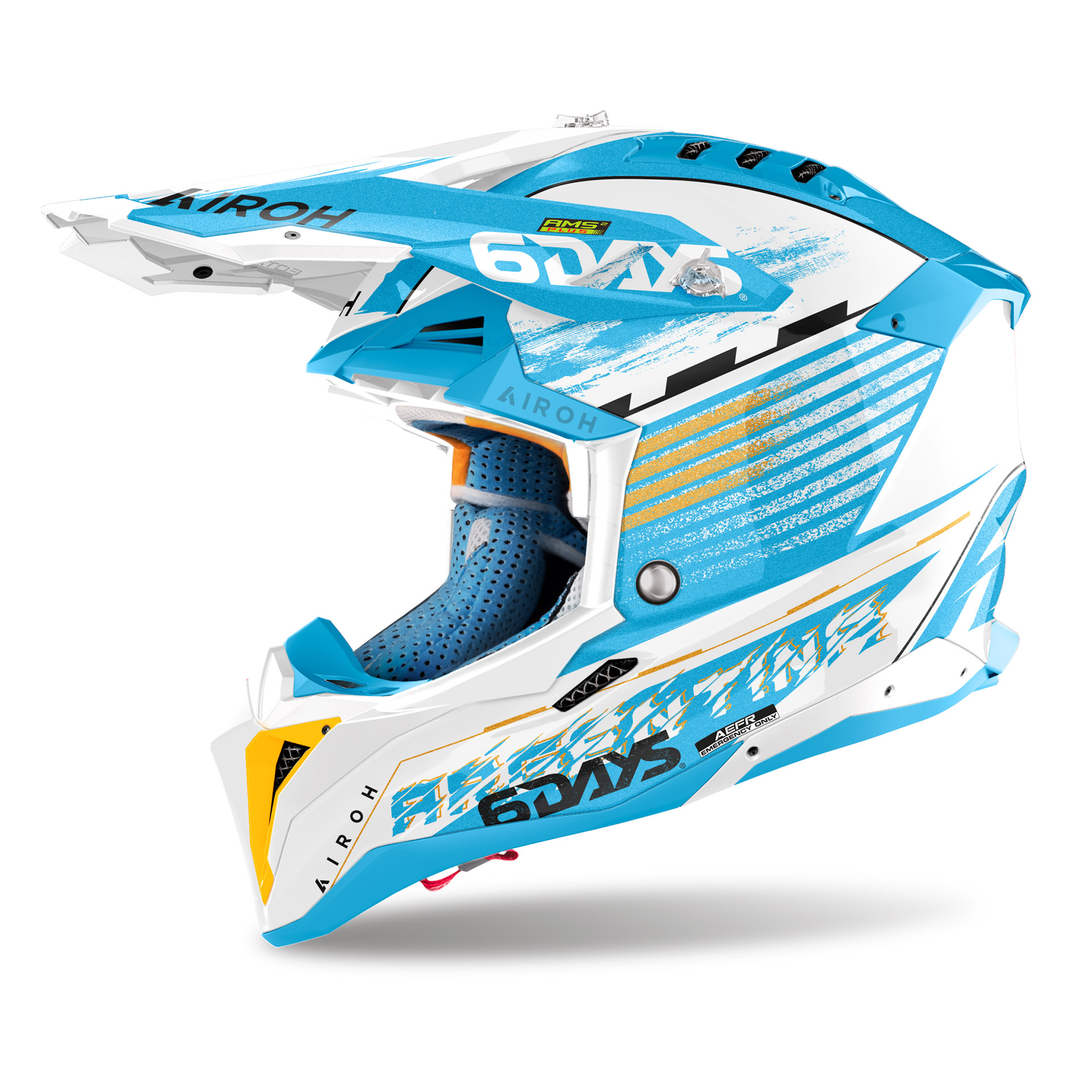 Capacete AVIATOR 3 SIX DAYS ARGENTINA AIROH