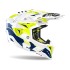 Capacete AVIATOR 3 SPIN Amarelo/Azul 2023 AIROH