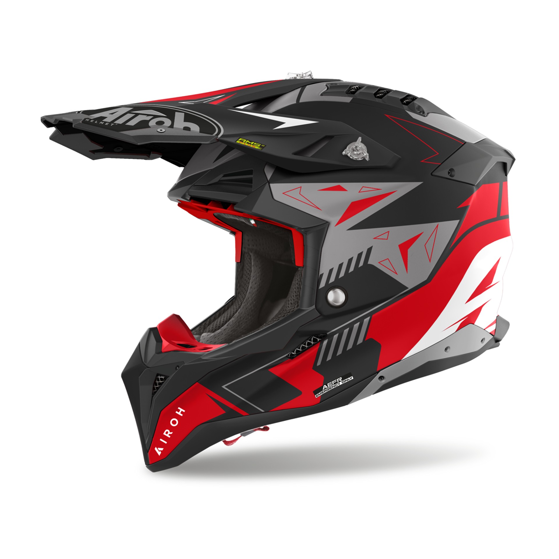 Capacete AVIATOR 3 SPIN Vermelho Matt 2023 AIROH