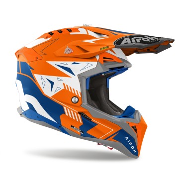 Capacete AVIATOR 3 SPIN Laranja Fluo Ma 2023 AIROH