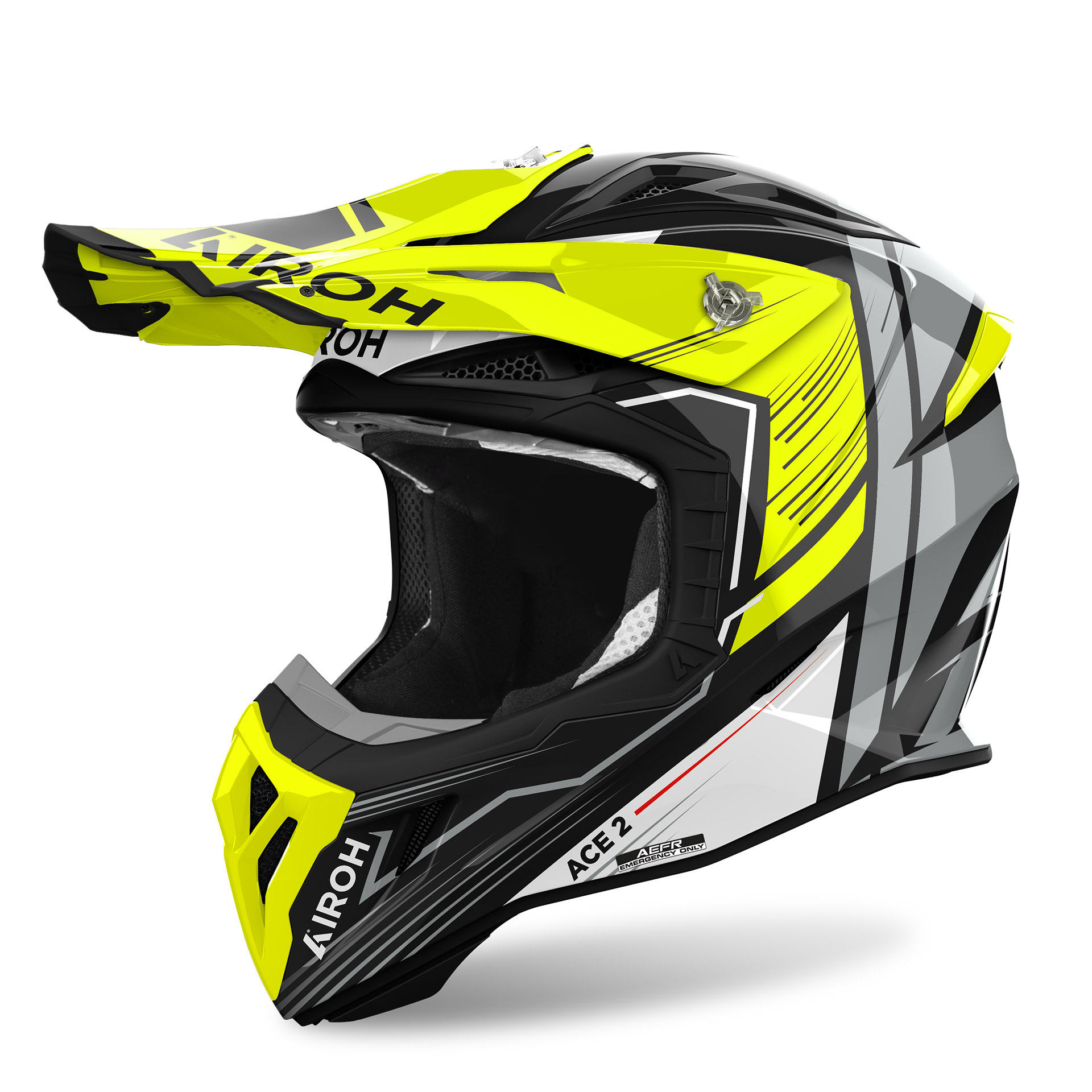 Capacete AVIATOR ACE 2 ENGINE Amarelo AIROH