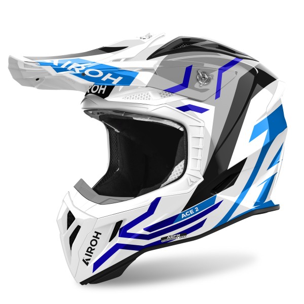 Capacete AVIATOR ACE 2 GROUND Azul AIROH