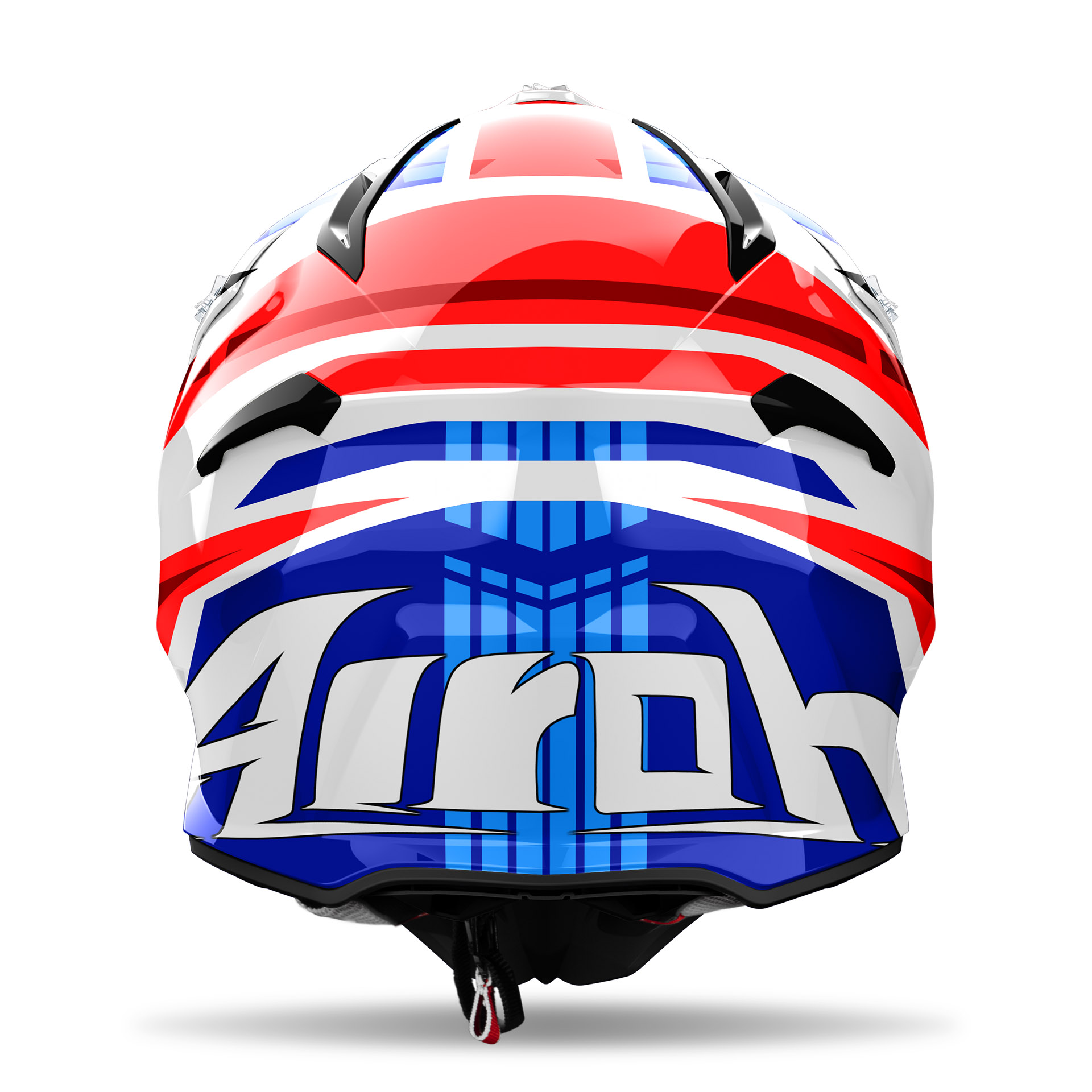 Capacete AVIATOR ACE 2 PROUD Azul/Vermelho AIROH