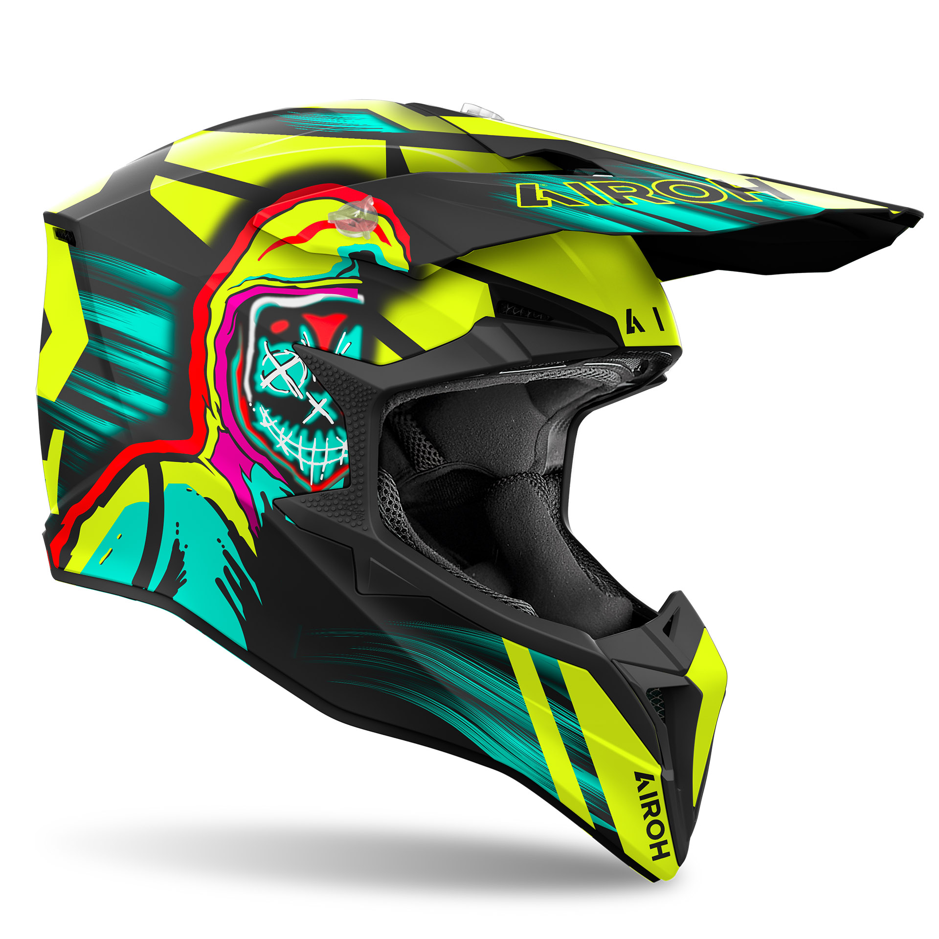 Capacete WRAAAP CYBER Amarelo Matt AIROH 2024