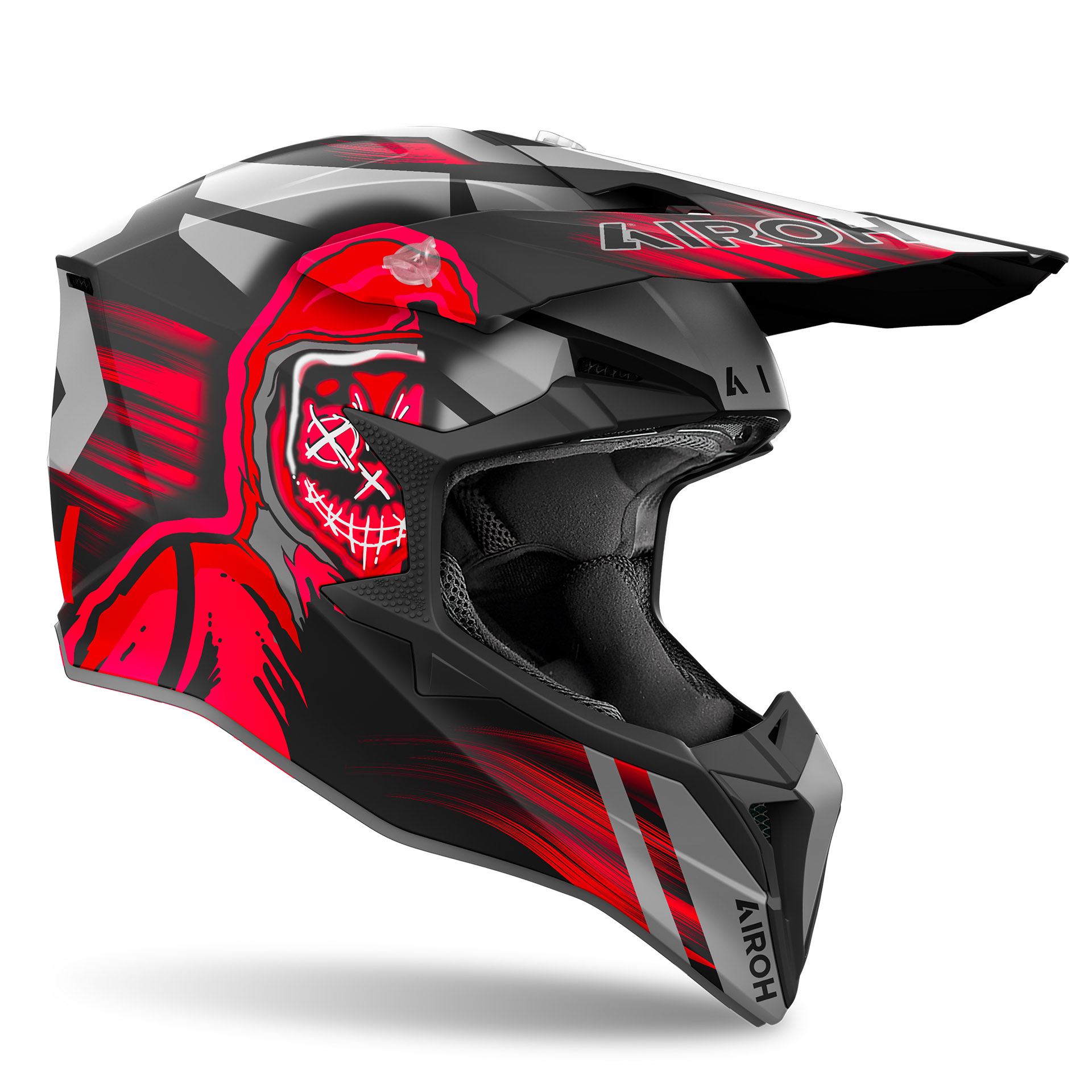 Capacete WRAAAP CYBER Vermelho Matt AIROH 2024