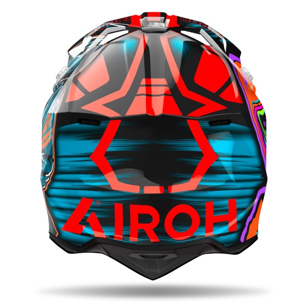 Capacete AIROH WRAAAP CYBER Amarelo Mate