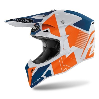 Capacete WRAAP RAZE Laranja Matt  AIROH