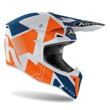 Capacete WRAAP RAZE Laranja Matt  AIROH