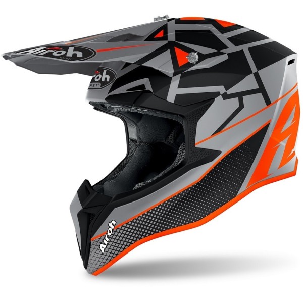 Capacete WRAAP Criana MOOD Laranja Matt AIROH