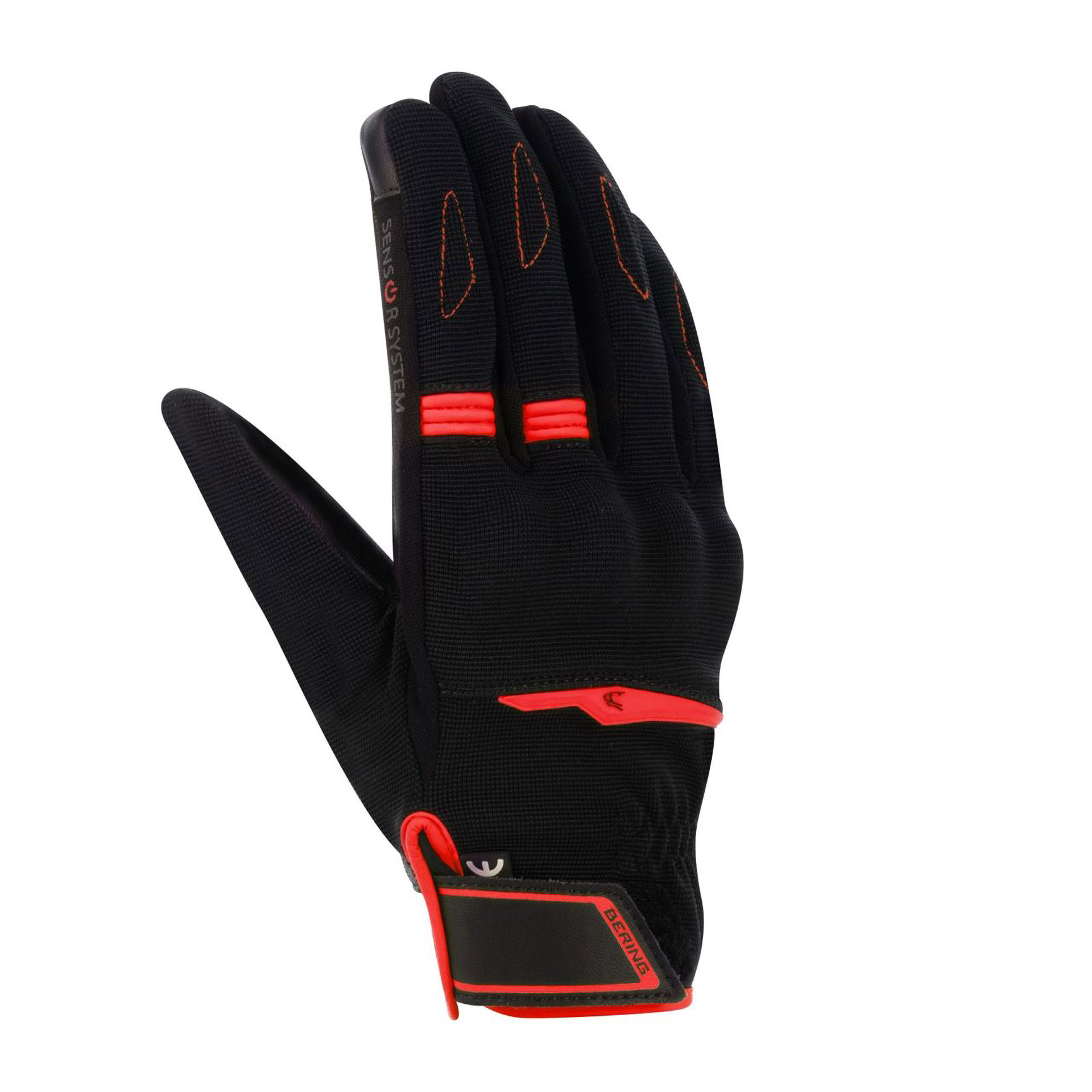 Luva FLETCHER EVO Preto/Vermelho BERING