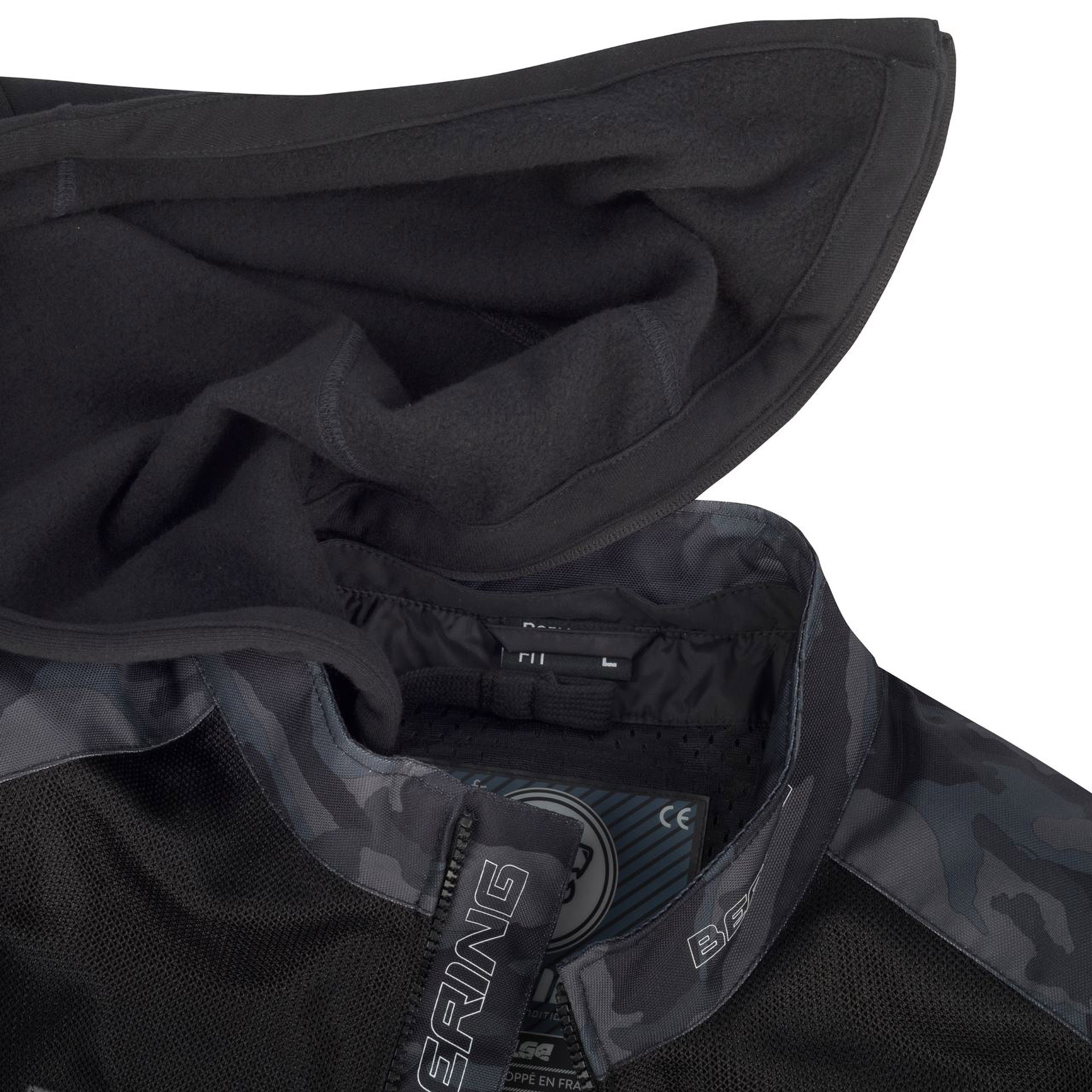 Blusão SPIRIT Preto/Camo BERING