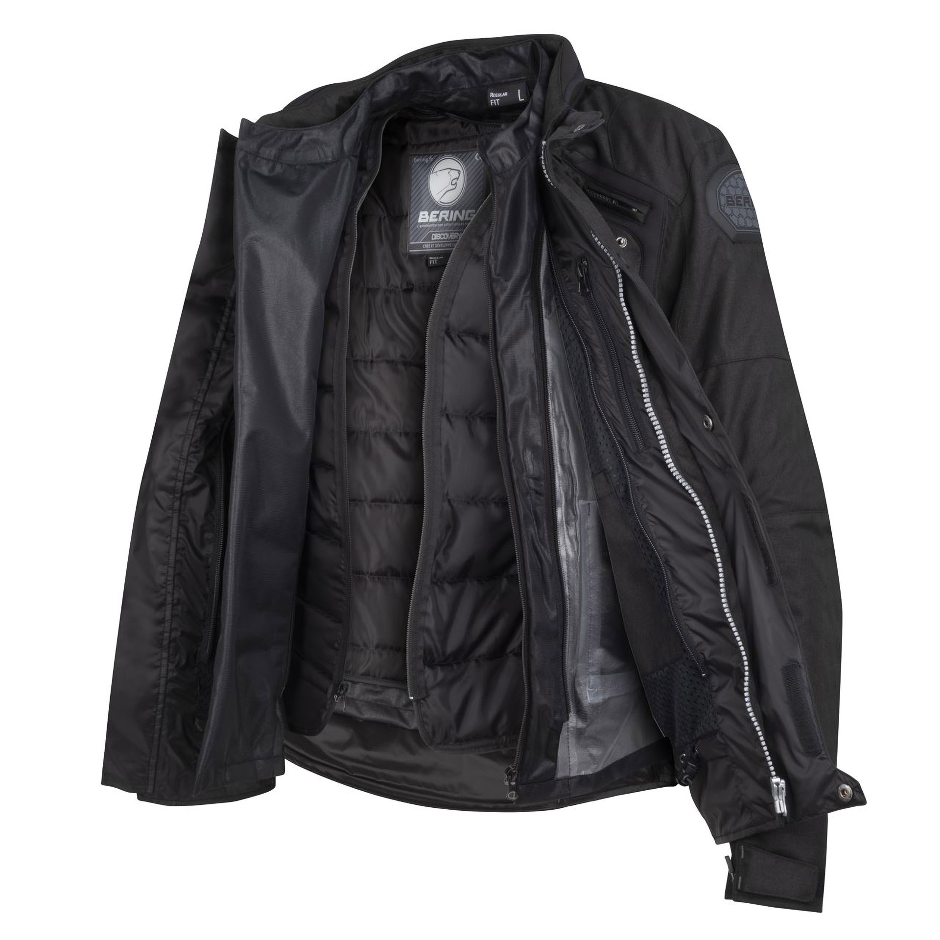 Blusão CARACAS Preto (3 em 1) BERING