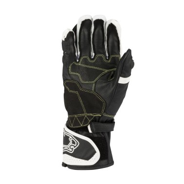 Luva Cabedal STEEL-R Preto/Branco BERING Luva Cabedal STEEL-R Preto/Branco BERING