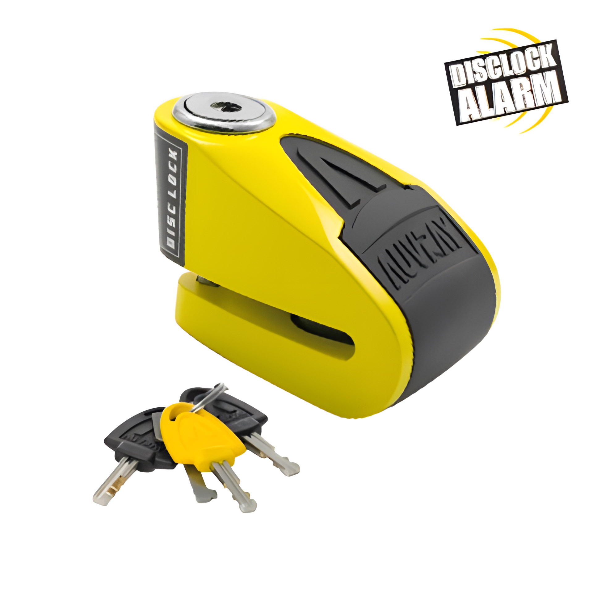 Disco com alarme B-Lock 06 Amarelo/Preto