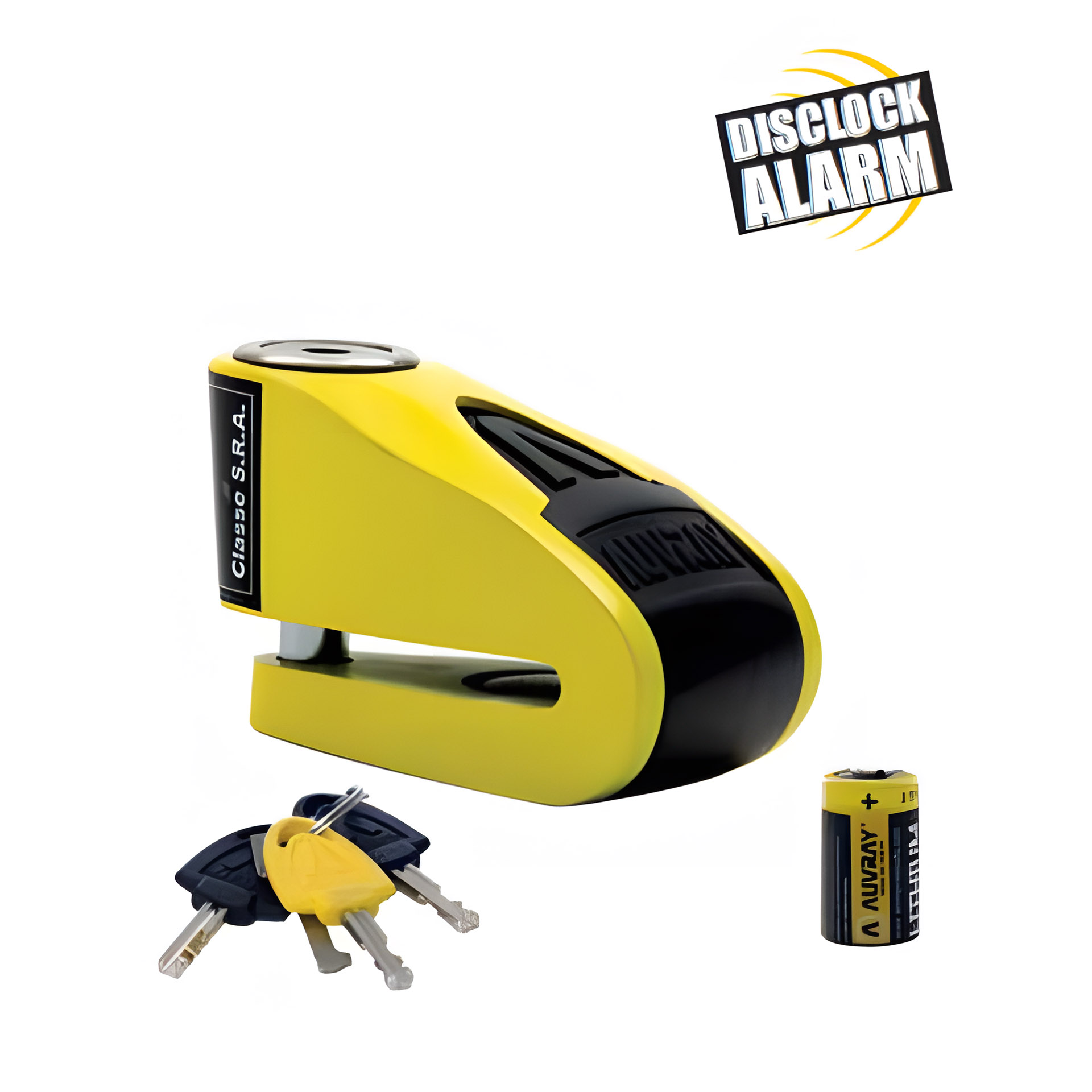 Disco com alarme B-Lock 10 Amarelo SRA xxxxx